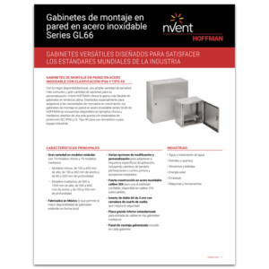 Gabinetes de montaje en pared en acero inoxidable Series GL66